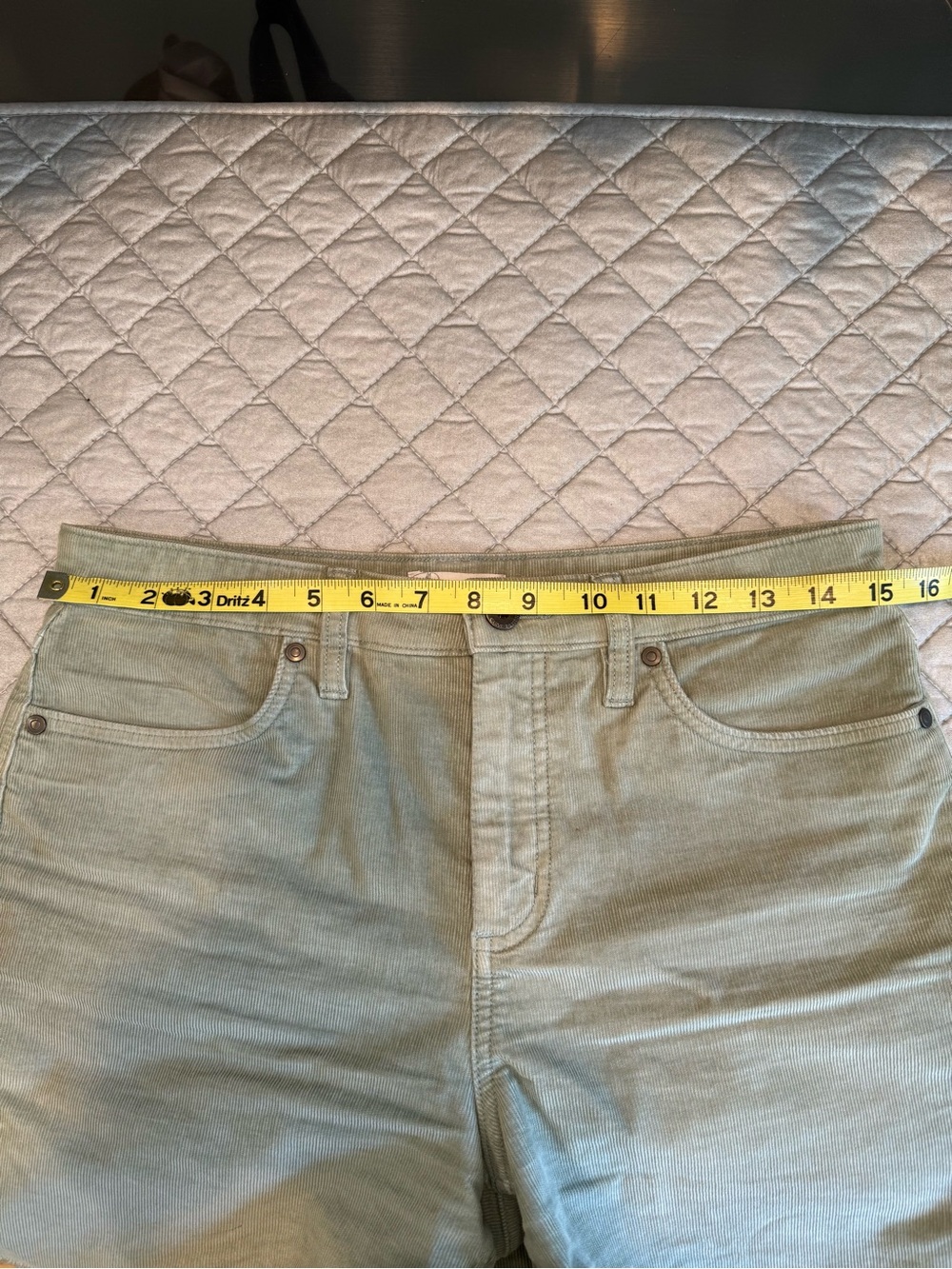 Carve Designs Oahu stretch cord hi rise  short size 6 - Picture 6 of 7
